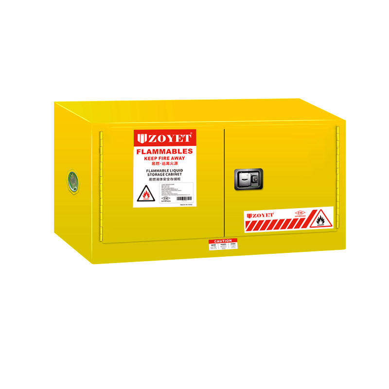 FM易燃品安全柜 (17G/64L )双门，自动关门(图2)