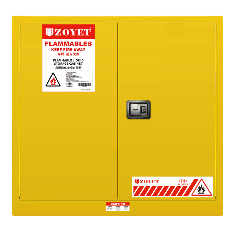 FM易燃品安全柜 (23加仑/87升 )双门，自动关门(图1)