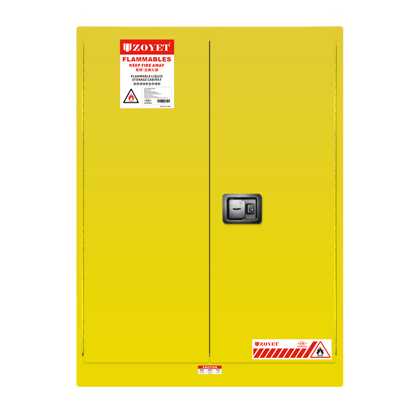 FM易燃品安全柜 (90加仑/340升 )双门，自动关门(图1)