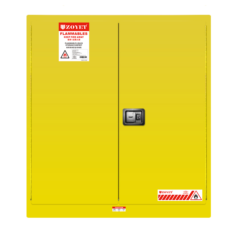 FM易燃品安全柜 (110加仑/410升 )双门，自动关门(图1)