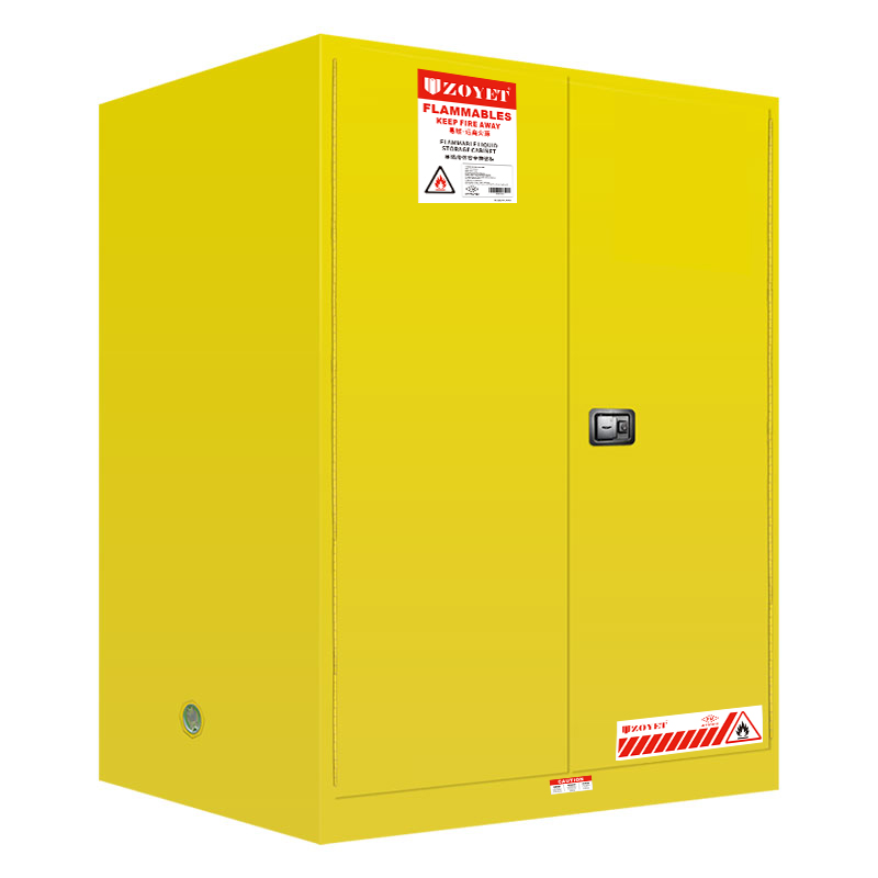 FM易燃品安全柜 (110加仑/410升 )双门，自动关门(图2)