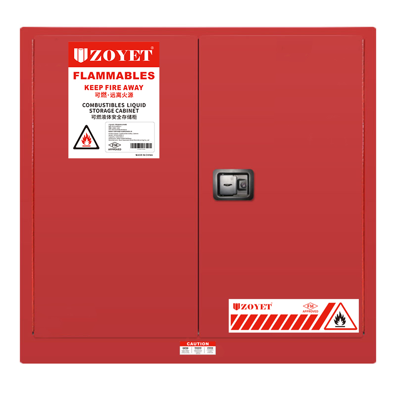 FM可燃物安全柜 (23加仑/87升 )双门，自动关门(图1)