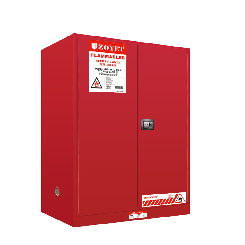 FM可燃物安全柜 (30加仑/114升 )双门，自动关门(图2)