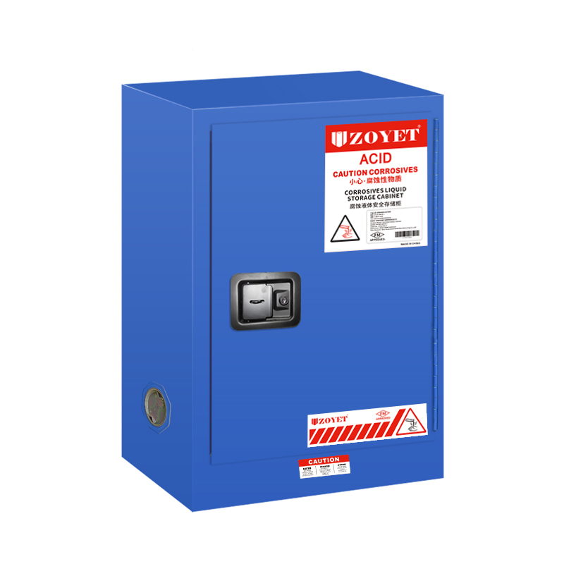 FM腐蚀品安全柜（12加仑/45升）单门，自动关门(图2)