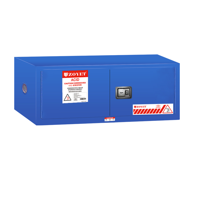 FM腐蚀品安全柜（12加仑/45升）双门，自动关门(图2)