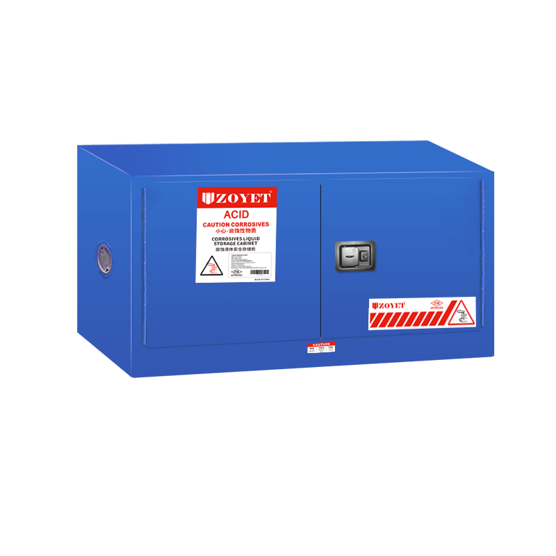 FM腐蚀品安全柜（17加仑/64L）双门，自动关门(图2)