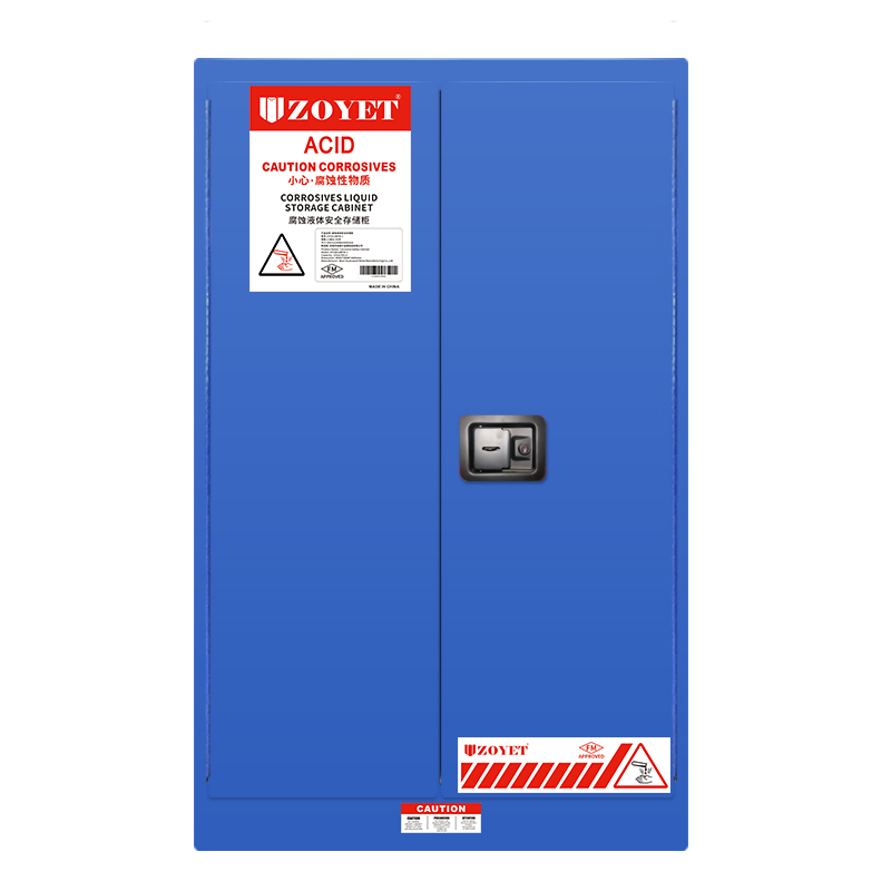 FM腐蚀品安全柜（60加仑/227升）双门，自动关门(图1)