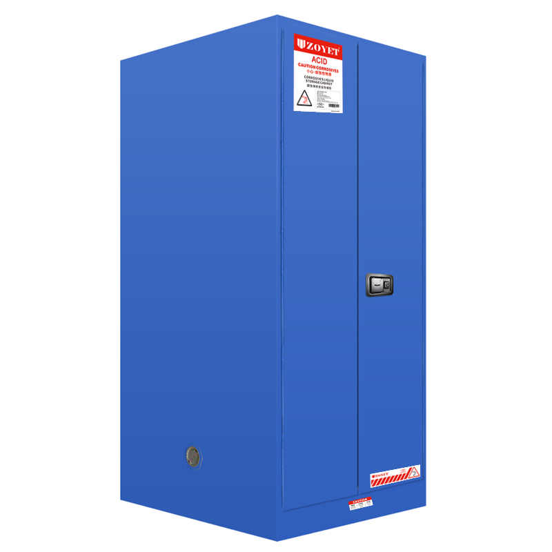 FM腐蚀品安全柜（60加仑/227升）双门，自动关门(图2)