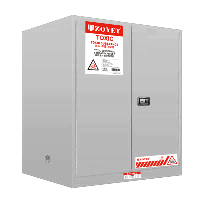 FM有毒物品安全柜 (23加仑/87升)双门，自动关门(图2)