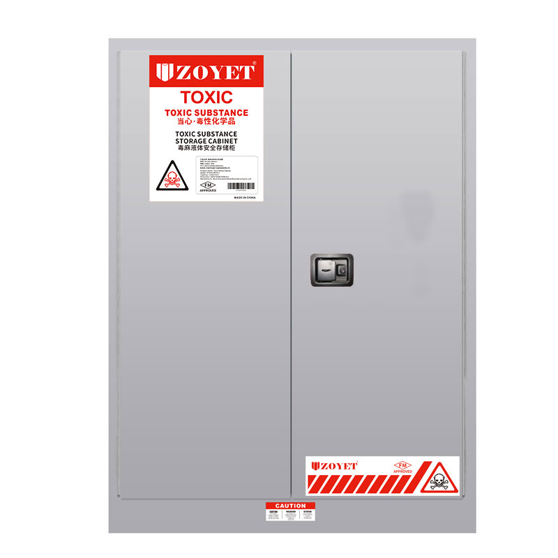 FM有毒物品安全柜 (90加仑/340升 )双门，自动关门(图1)