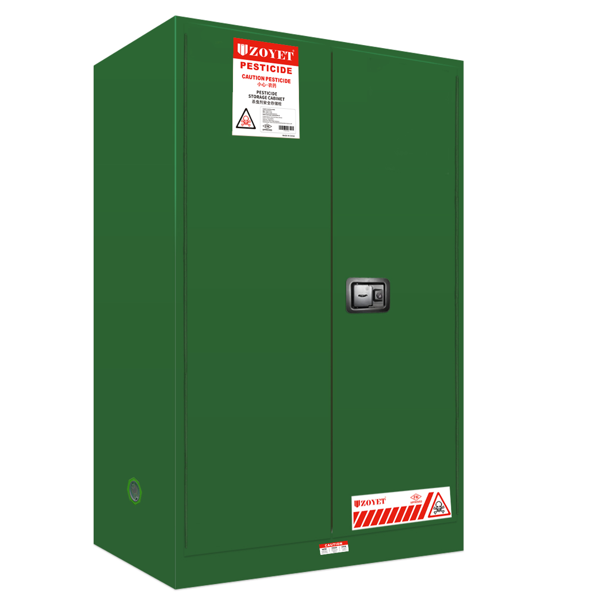 FM农药安全柜 ( 45加仑/170升)双门，自动关门(图2)